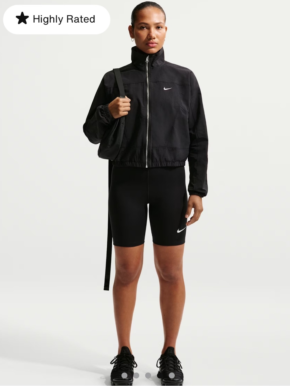 Nike Women's Black Oversized Repel UV Jacket